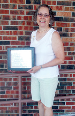 Carla Griffin honored 2 cc