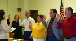 Cedar Co. Officials take oath 3 cc-cb front page